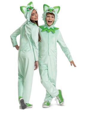 Unisex Size 6/7 Years Old Sprigatito Classic Halloween Child Costume Pokémon